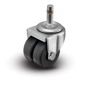 Shepherd C0020273ZN-SFR01(GG) 2" Hard Rubber Dual Wheel Swivel Caster – 180 lb