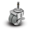 Shepherd C0020273ZN-TPR01(GG)B 2" TPR Dual Wheel Swivel Caster – 180 lb | CasterHQ
