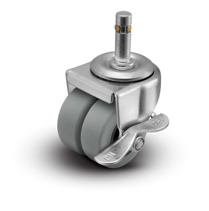 Shepherd C0020273ZN-TPR01(GG)B 2" TPR Dual Wheel Swivel Caster – 180 lb