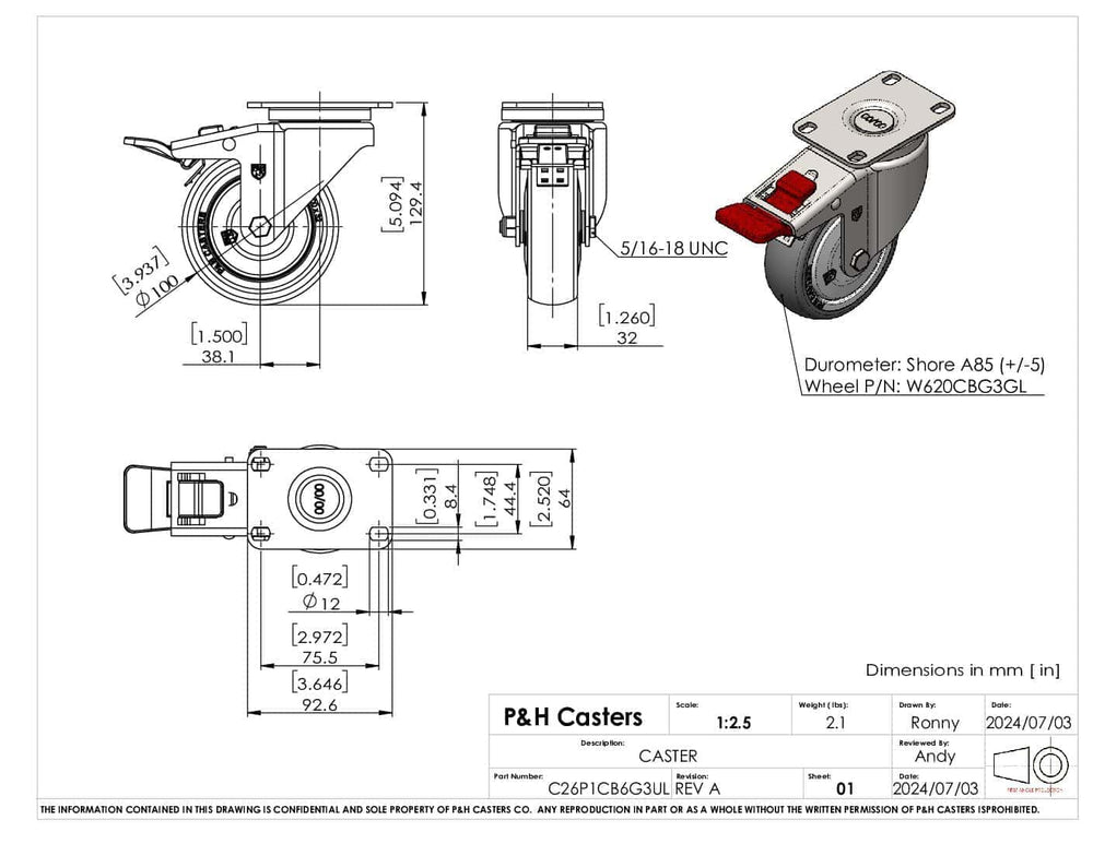 P&H C26P1CB6G3UL - view 7