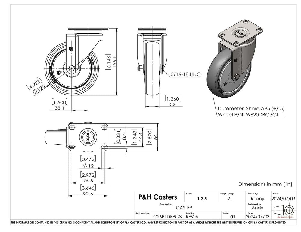 P&H C26P1DB6G3U - view 3