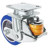 8" x 2" Spring Loaded Swivel Caster - HD Polyurethane on Aluminum Wheel - 2,000 lbs Capacity CasterHQ