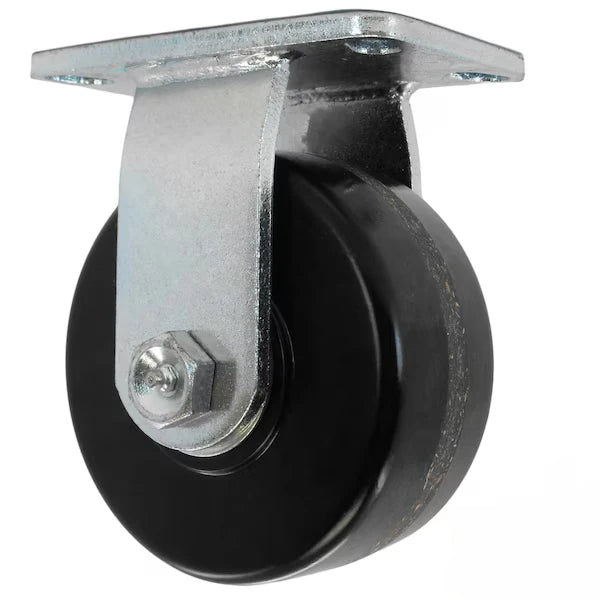 10" x 3" Kingpinless Heavy Duty Rigid Caster - Phenolic Wheel - 2,900 Lbs Capacity CasterHQ