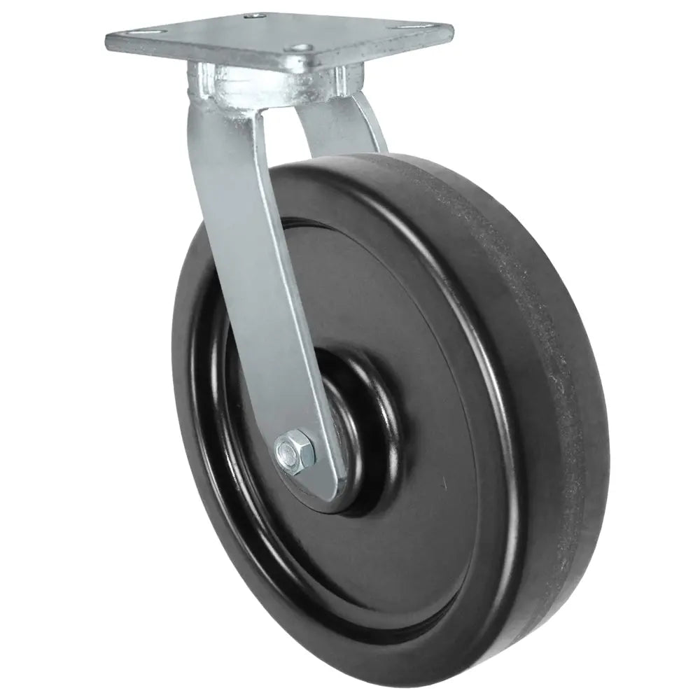 12" x 3" Kingpinless Heavy Duty Swivel Caster - Phenolic Wheel - 3,500 Lbs Capacity -  | CasterHQ