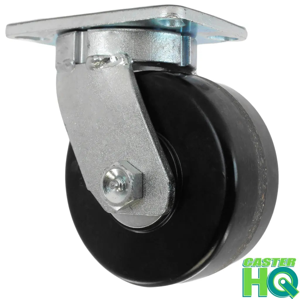 10" x 3" Kingpinless Heavy Duty Swivel Caster - Phenolic Wheel - 2,900 Lbs Capacity -  | CasterHQ
