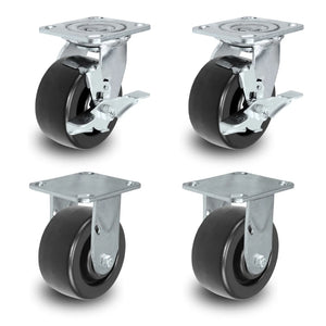 5" X 2" Tool Box Kit - Polyolefin Wheel - 2,600 Lbs Capacity per set of 4 CasterHQ