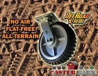 All Terrain 5" SWIVEL Caster (Flat Free) -  | CasterHQ