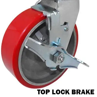 8 Inch Flat Free All Terrain Swivel Caster - 275 lbs Capacity | Off Road Non-Marking Wheel -  | CasterHQ