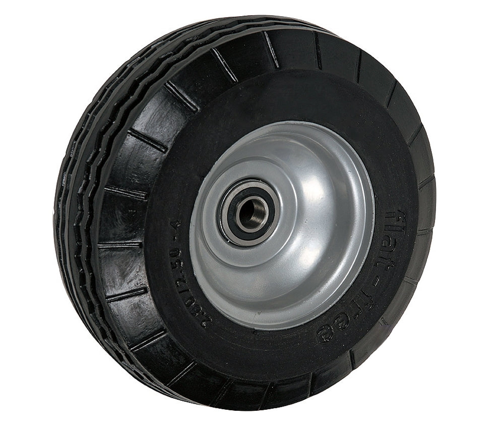8" x 2-3/4" - 2-1/4" Hub Length - Offset Hub - Flat-Free (Poly-Foam Tire) - 250 lb Cap CasterHQ