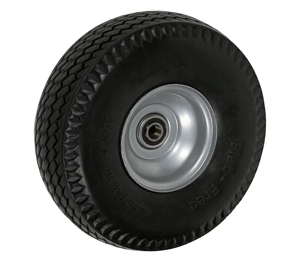 10" x 3" - 2-1/4" Hub Length - Offset Hub - Flat-Free (Poly-Foam Tire) - 280 lb Cap -  | CasterHQ