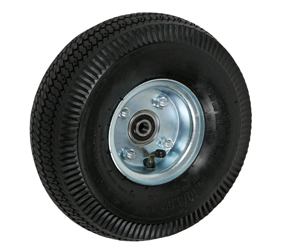 10" x 3-1/2" - 2-1/4" Hub Length - Offset Hub - Pneumatic Wheel (Air Filled) - 350 lb Cap CasterHQ