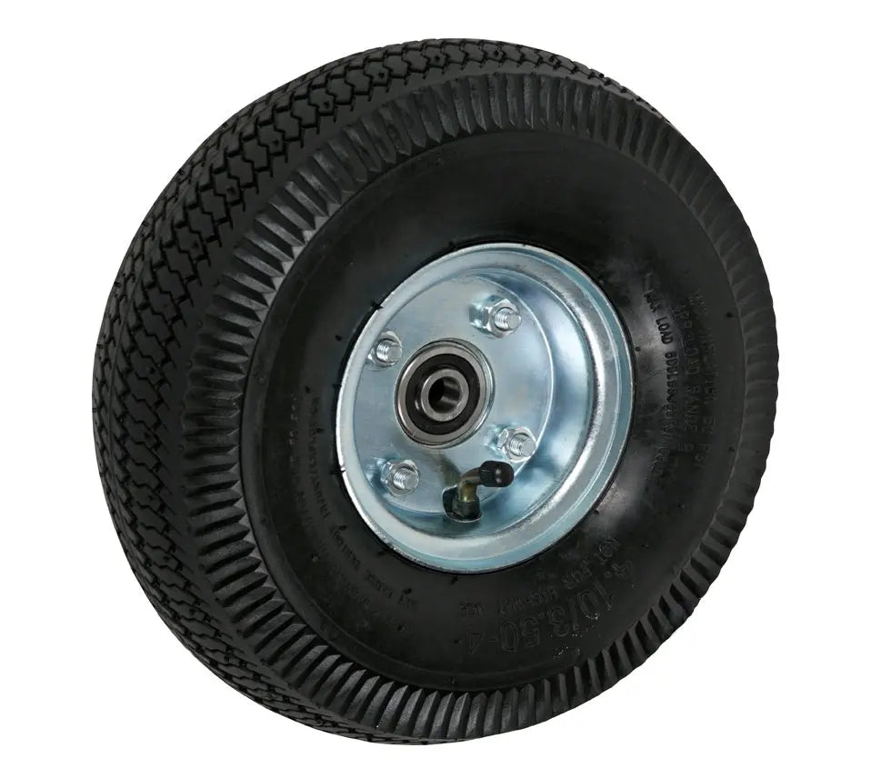 10" x 3-1/2" - 2-1/4" Hub Length - Offset Hub - Pneumatic Wheel (Air Filled) - 350 lb Cap -  | CasterHQ