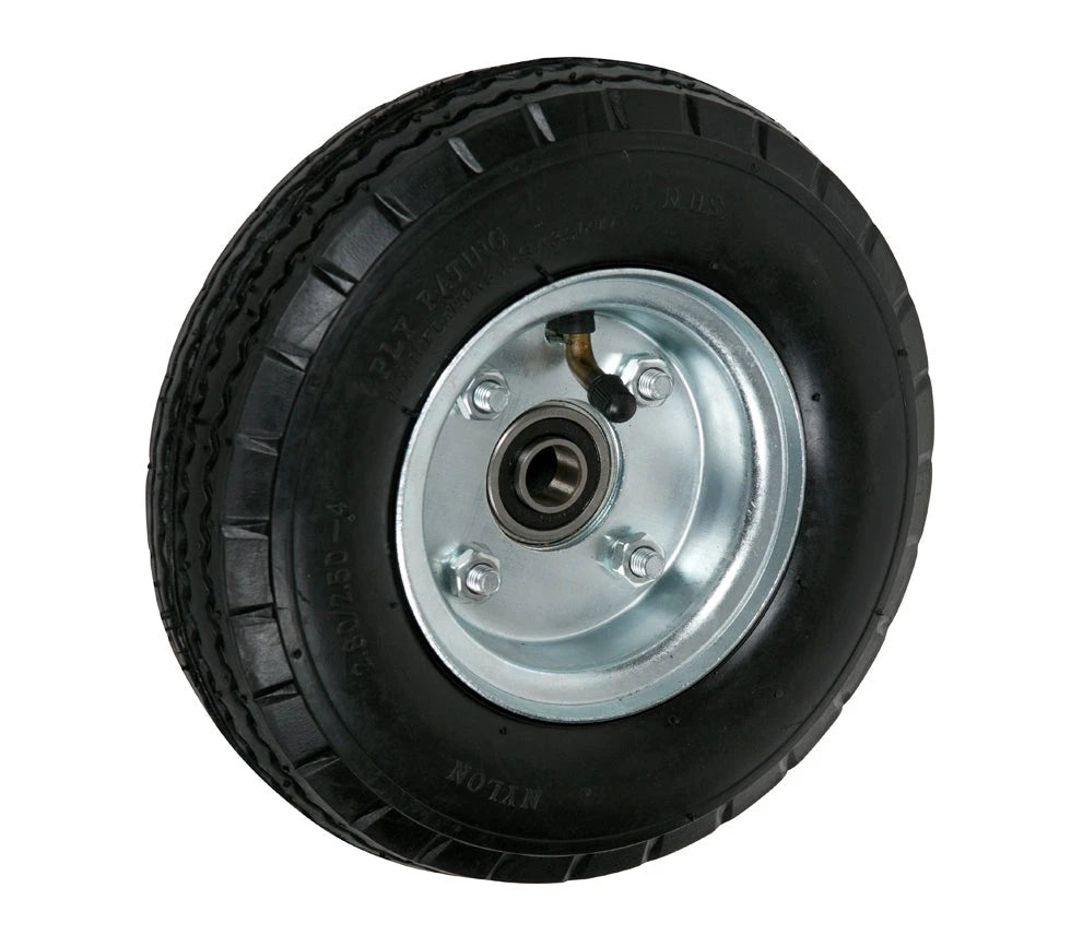 8" x 3" - 2-1/4" Hub Length - Offset Hub - Pneumatic Wheel (Air Filled) - 250 lb Cap CasterHQ