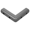 L-Shape Corner Bumper - Steel-Reinforced Polyurethane Protection | Heavy Duty Wall Corner Guard CasterHQ