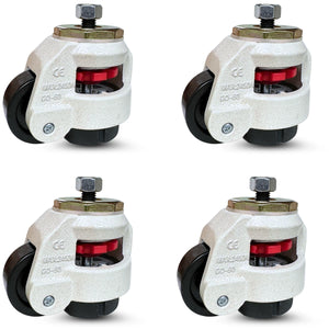 TP-60S Nylon Retractable Leveling Caster – 2400 lb