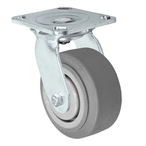 5" x 2" Thermo Plastic Rubber Swivel Stainless Caster – 350 lb