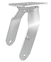 8" Swivel Pneumatic Caster Rig 4" x 4-1/2" Plate 250 lb | CasterHQ