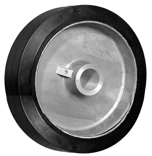 6" X 2" SUPREME RUBBER WHEEL - 700 LBS CAPACITY -  | CasterHQ