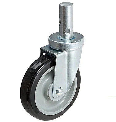 5 Inch Universal Hand Truck Replacement Caster - 350 lbs Capacity | Polyurethane Tread BP MFG