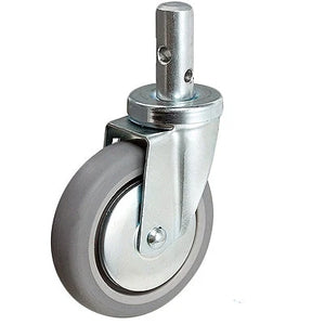 5" x 1-1/4" TPR Swivel Caster – 350 lb