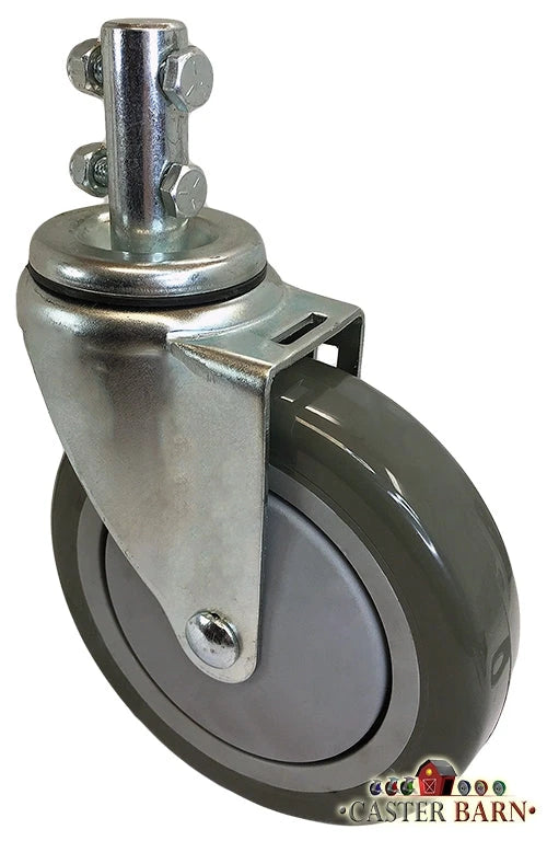5" X 1-1/4" UNIVERSAL LAUNDRY CART CASTER CasterHQ