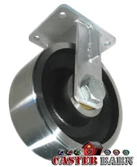 10" x 4" Kingpinless Heavy Duty Rigid Caster - Forged Steel Wheel - 18,000 Lb Cap CasterHQ