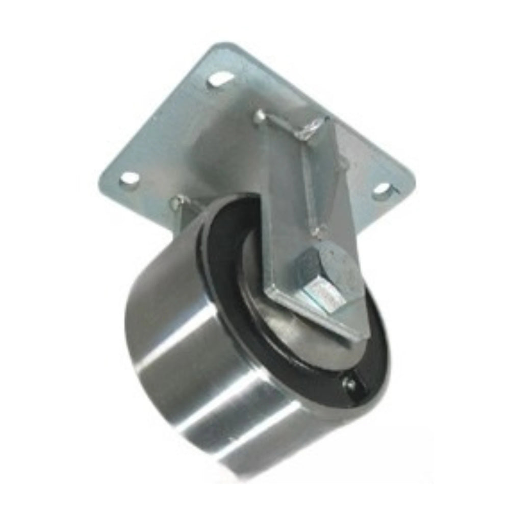 6" x 3" Kingpinless Heavy Duty Rigid Caster - Forged Steel Wheel - 10,000 Lb Cap CasterHQ