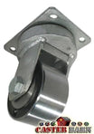 6" x 3" Forged Steel Swivel Kingpinless Caster – 10,000 lb | CasterHQ