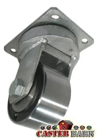 6 Inch x 3 Inch Kingpinless Heavy Duty Swivel Caster - 10,000 lbs Capacity | Forged Steel Wheel CasterHQ