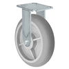8 Inch x 2 Inch Rigid Drywall Cart Caster - 700 lbs Capacity | TPR Wheel Heavy Duty CasterHQ