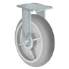 8 Inch x 2 Inch Rigid Drywall Cart Caster - 700 lbs Capacity | TPR Wheel Heavy Duty