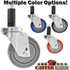 5" X 1-1/4" Wheel, Expandable Adaptor Caster - 350 Lbs Capacity CasterHQ