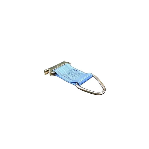 2" x 6" Strap Tie Off with D-Ring and E-Fitting - Durable Load Securing Solution for Safe Transport and Tethering - CC2003 American-Moving-Supplies