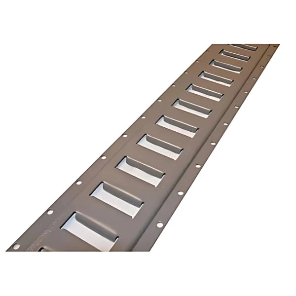 10' E Track Gray - Two 5' Sections for Heavy-Duty Cargo Securing | Durable Steel Construction - CC2007 American-Moving-Supplies