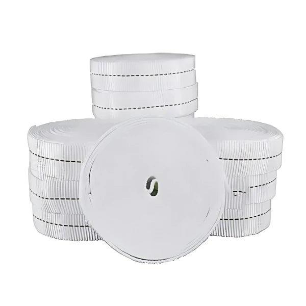 1" x 15' Polyester Straps with Loop (QTY: 12) - Durable and Weather-Resistant Cargo Securing Solution for Versatile Use - CC2028 American-Moving-Supplies
