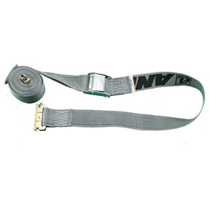 CC2042 2" x 16' Grey Heavy-Duty Spring Loaded Cambuckle Strap