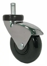 3" Chrome Chair Caster