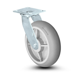 8" x 2" Thermoplastic Rubber Swivel Caster – 600 lb