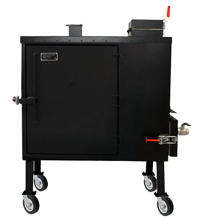6" x 2" Off-Road BBQ Pit Caster Set 1400 lbs - Fits Small Plate Size: 2-3/8" x 3-5/8" Mounting Plates | CasterHQ CasterHQ