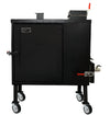 6" x 2" Off-Road BBQ Pit Caster Set 1400 lbs - Fits Small Plate Size: 2-3/8" x 3-5/8" Mounting Plates | CasterHQ CasterHQ