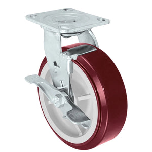 6" x 2" Polyurethane Swivel Locking Caster – 900 lb