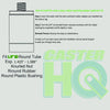 3 inch Gray Caster Wheel Set For Commercial Kitchen Prep Tables, All 4 Locking CasterHQ