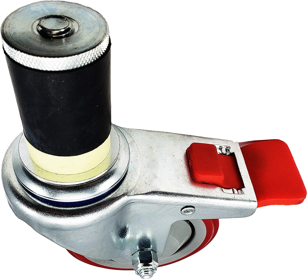 3 inch Caster Wheel Set For Commercial Kitchen Prep Tables, Total Locking Casters CasterHQ