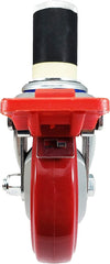 3 inch Caster Wheel Set For Commercial Kitchen Prep Tables, Total Locking Casters CasterHQ