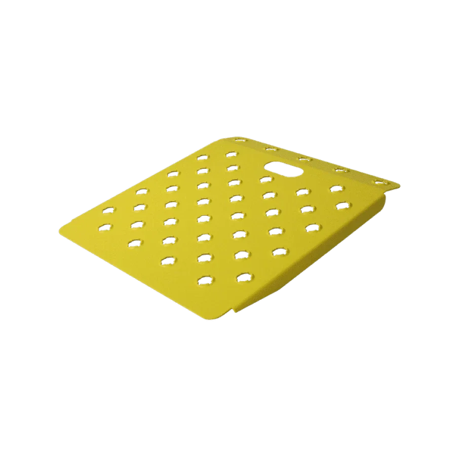 Punched Deck Wedge 22″ x 24″ Safety Yellow