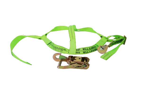 Adjustable 2" Tire Bonnet with Snap Hook Ratchets - 3333lbs WLL - Secure Motorsports & Off-Road Vehicles - Available in Multiple Colors CasterHQ