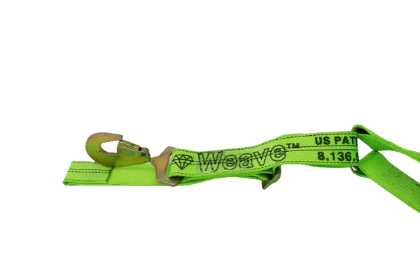 Adjustable 2" Tire Bonnet with Snap Hook Ratchets - 3333lbs WLL - Secure Motorsports & Off-Road Vehicles - Available in Multiple Colors CasterHQ