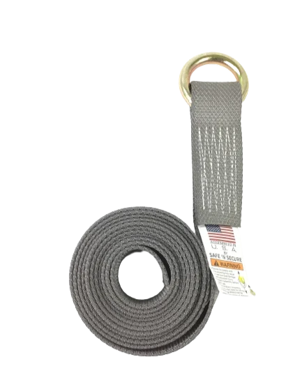 CT-2X10OR-DW Diamond Weave Lasso Strap with O-Ring, 2" x 10', 3,333 lbs Load Capacity SAFE 'N SECURE LLC