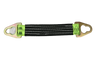 2" x 12" Diamond Weave Axle Straps with Cordura Sleeve - 3,333 lbs WLL, Made in USA CasterHQ