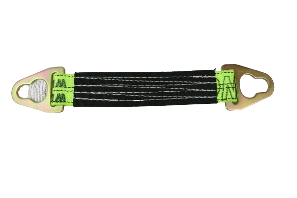 2" x 12" Diamond Weave Axle Straps with Cordura Sleeve - 3,333 lbs WLL, Made in USA CasterHQ